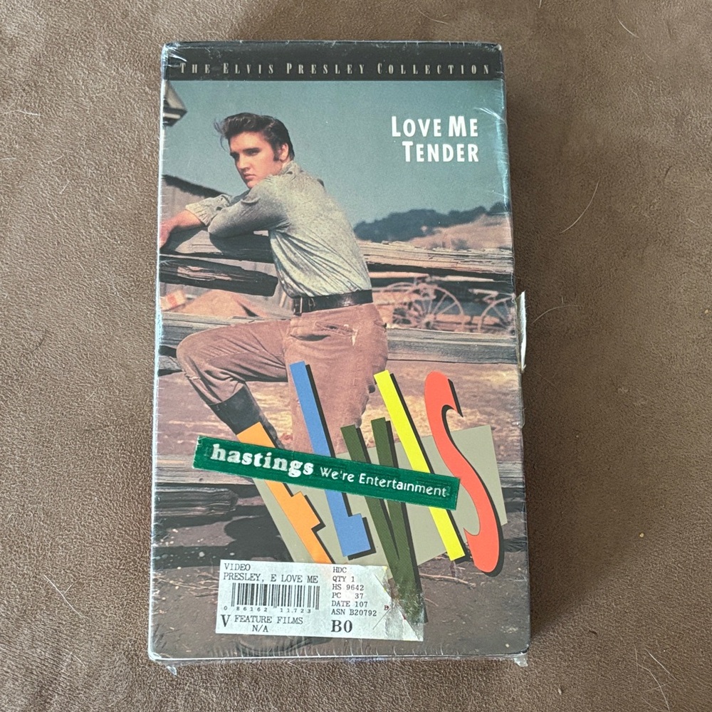 Hastings Love Me Tender VHS - Black